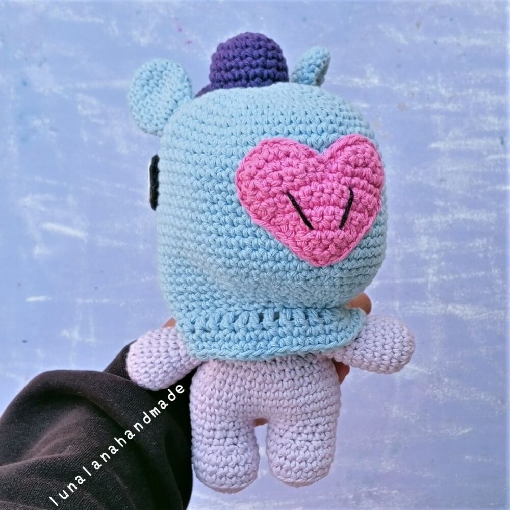 mang BT21 BTS amigurumi y mascara