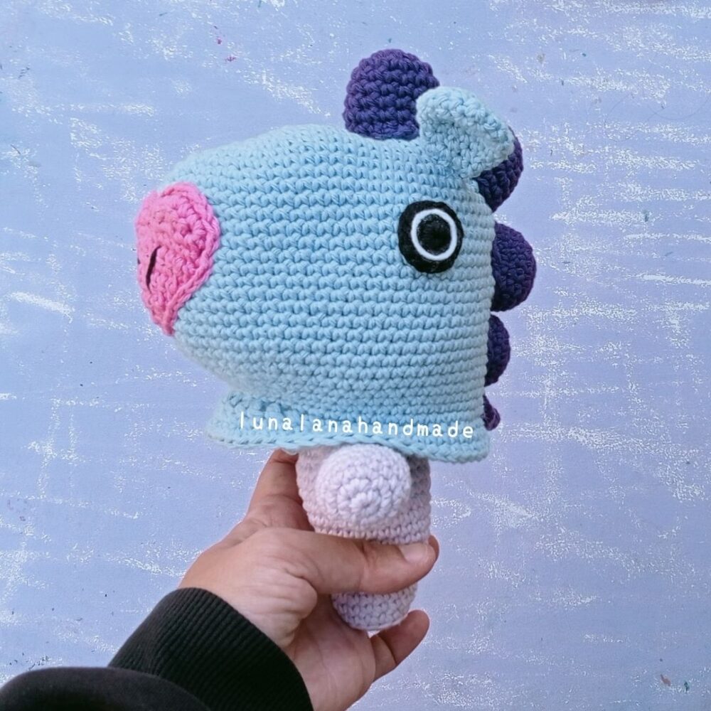 mang BT21 amigurumi y mascara