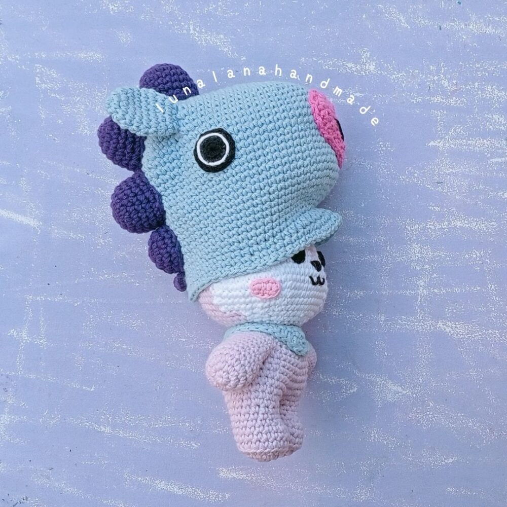 Mang BT21 amigurumi y mascara