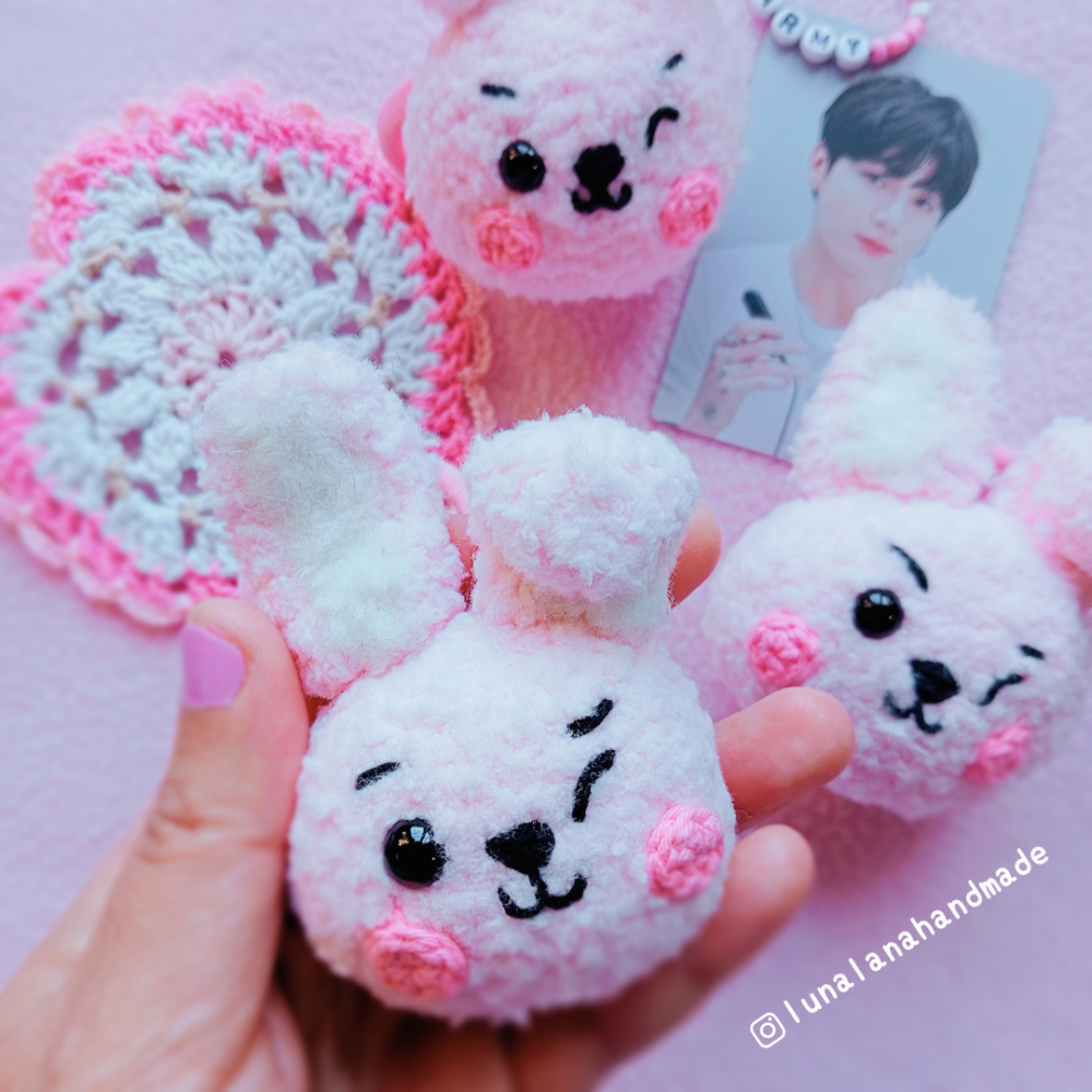 BT21 Cookie peluche llavero y colita para pelo